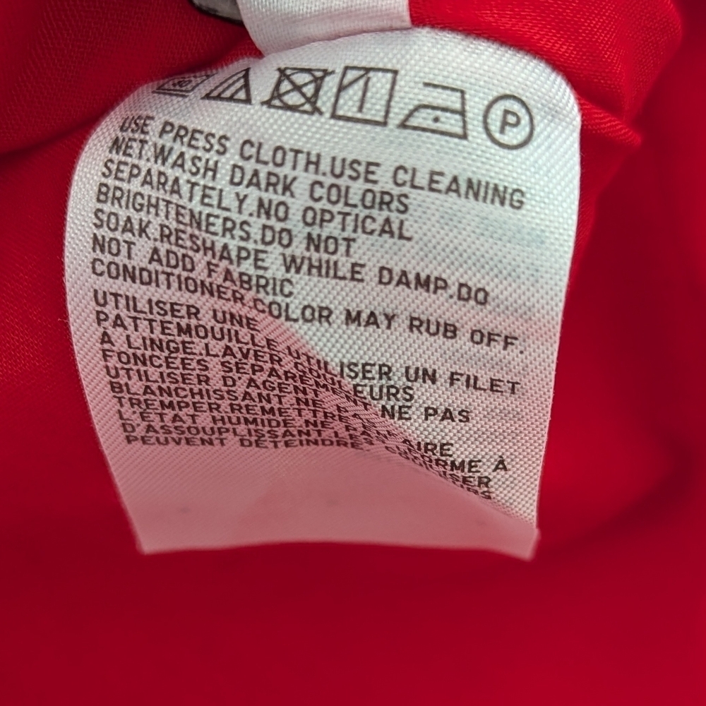 NWT Uniqlo Girls' (Size 7-8) Red Lightweight Seersucker Camisole Dress/Sundress - Picture 12 of 15